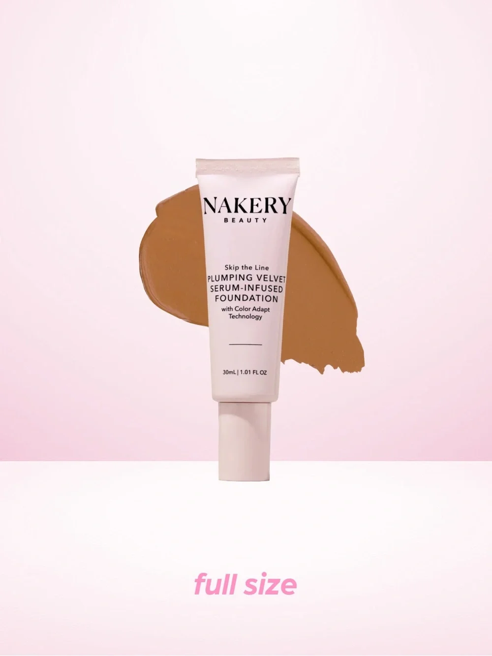 Nakery Instant Coverage Velvet Serum-Infused Foundation - Medium